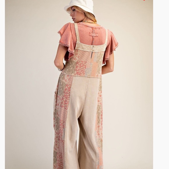 💕 Easel Boho Floral Jumpsuit - Picture 5 of 6